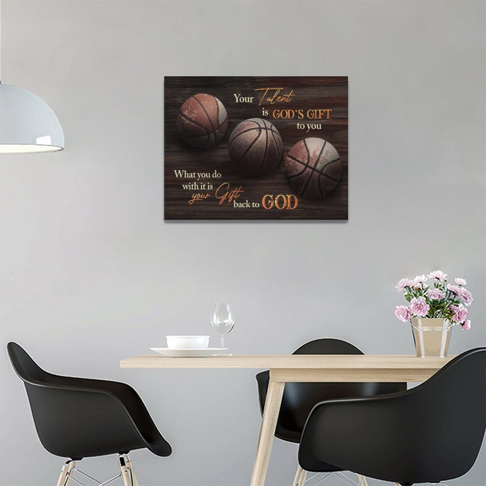 Basketball Wall Art Basketball Posters Pictures Wall Decor Sports Canvas Prints Framed Artwork Paintings Home Decorations Basket
